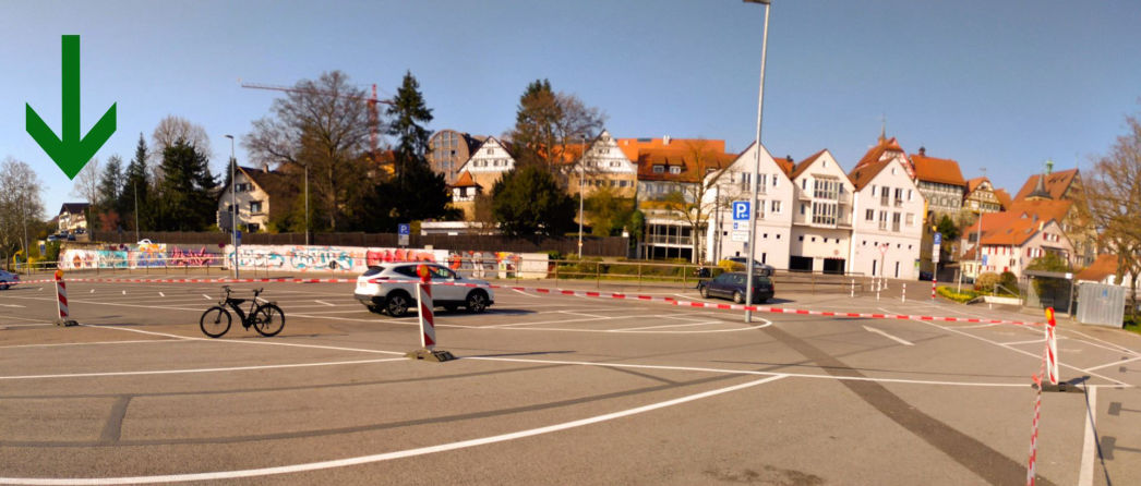 Parkplatz historisches Rathaus